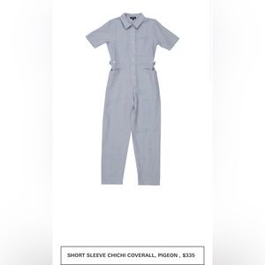 Short Sleeve Chichi Coverall, Sea Checks (‘22 limited edition)